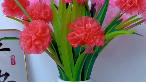 Ribbon flowers | Ribbon flowers making step by step