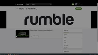How to create a Rumble Channel