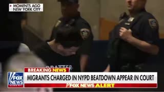 Two more migrants charged in NYPD beat down, appear in court