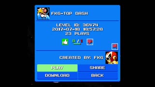 Mega Man Maker Level Highlight: "Top Dash" by FKG