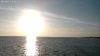 sunset at oak island pier