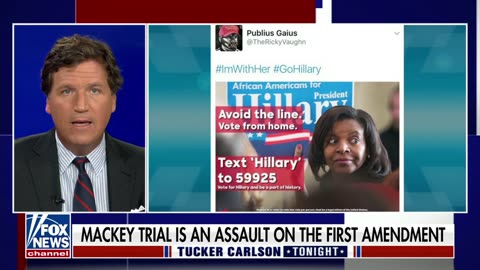 Tucker: The Douglass Mackey Trial Is an Outrage and an Assault on the First Amendment
