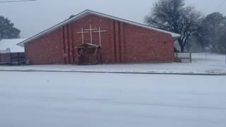 Beautiful snow day today in Texas