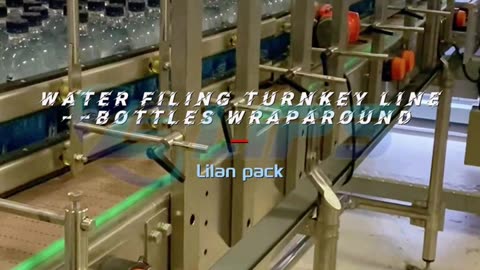 Water filing turnkey line——bottles wraparound #packaging#waterfilling#foryou#machine#packing