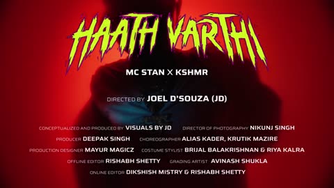 MC STAN X @KSHMRmusic HAATH VARTHI ( Official Video ) | 2023