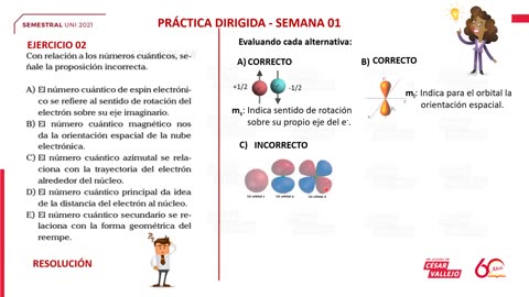 SEMESTRAL VALLEJO 2021 | Semana 01 | Química