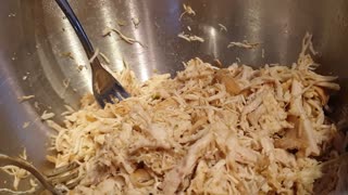 Pulled chicken mix