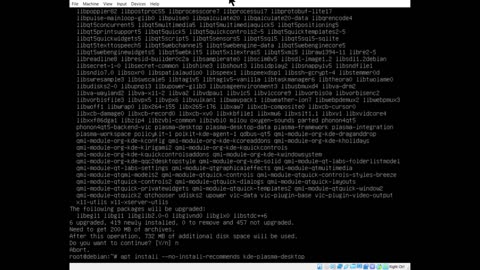 install unstable kde on Debian