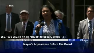 San Francisco Mayor Gets SHAMED During Speech As Crowd Erupts In Boos