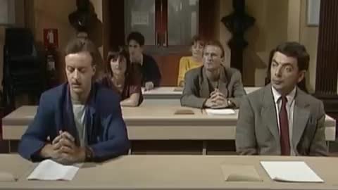 Preparing for his Exam - Funny Clip - Mr. Bean