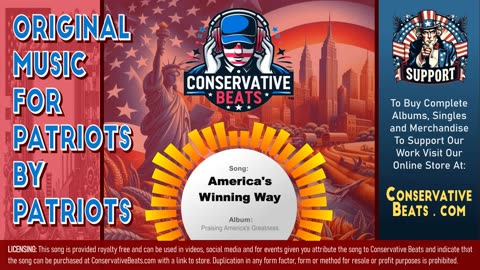 Conservative Beats - Album: Praising America's Greatness - Single: America's Winning Way