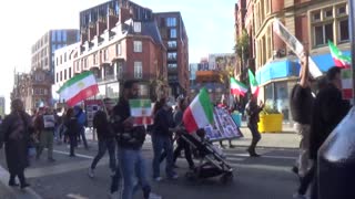 Iranian protest Sheffield.