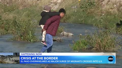 El Paso overwhelmed as migrants surge across border l GMA