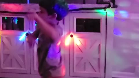 Boy dancing
