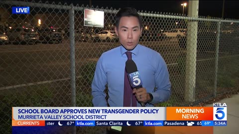 KTLA 5 - Murrieta school district OKs new transgender policy