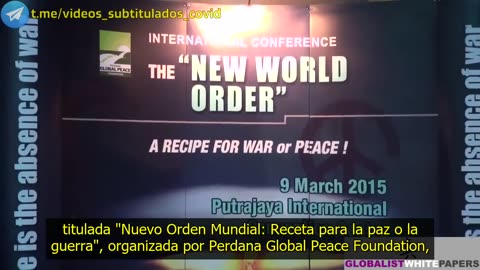 Ex primer ministro de Malasia advierte en 2015 sobre el plan del Nuevo Orden Mundial