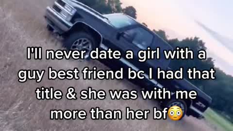 I'll never date a girl with a guy best friend