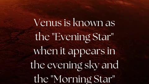 Which planet is often called the "Evening Star" or "Morning Star"?