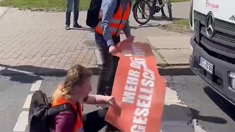 Climate protester run over by lorry in Germany