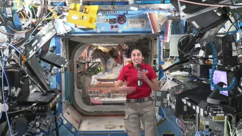 Expedition 70 Astronaut Jasmin Moghbeli Answers Pensacola, FL Stude...