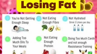 Did you know, why you're not loosing fat?