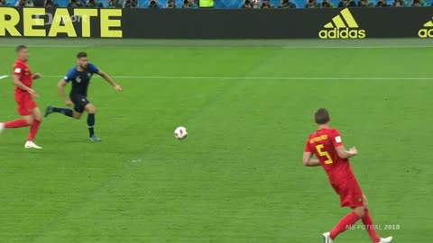 Francie vs Belgie - semifinále MS 2018