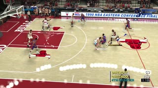 NBA2K23 - Jordan Challenge - The Bad Boys 1990 Eastern Conference Finals, Game 3