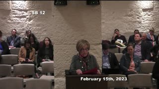 2/15/2023 SB12 - Senate Testimony - Goshen Librarian