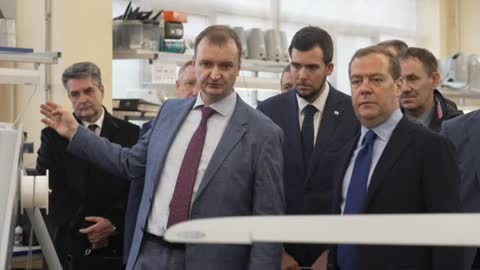 Medvedev has also visited the production facilities of the Orlan 10 drone in St. Petersburg.