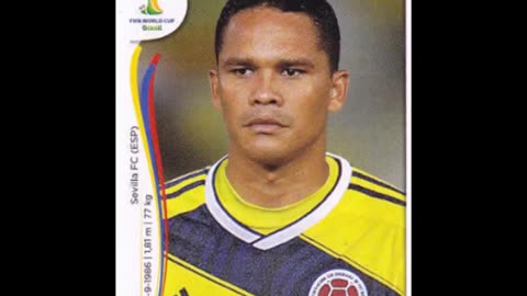 PANINI STICKERS COLOMBIA TEAM WORLD CUP 2014