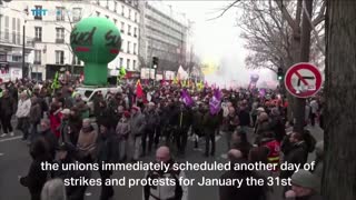 Trade unions call for more strikes over Macron's pension reform