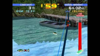 Sega Bass Fishing (Dreamcast) Arcade Mode Playthrough