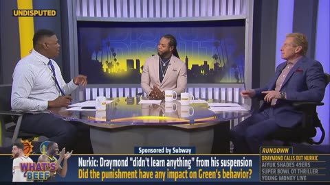 Draymond Green calls Jusuf Nurkić a ‘softy’ after Warriors win over Suns NBA UNDISPUTED
