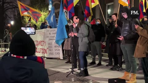 Torontonians hold a moment of silence to honour the victims of China's lockdowns