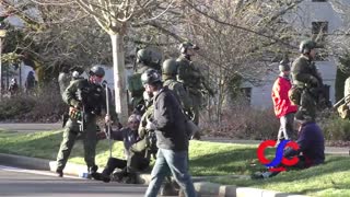 Patriots Attempt To Flee The AntiFa Mob In Olympia Washington 12/12/2020