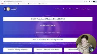 DGTL-DOGE Crypto Mining - Platform that allows users to mine Dogecoin