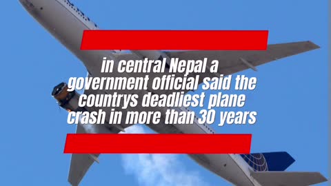 Crush plane Nepal