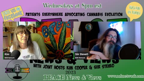 PEACE News & Views Ep 88 with guest Michele Parrotta aka Mimi Cannabis