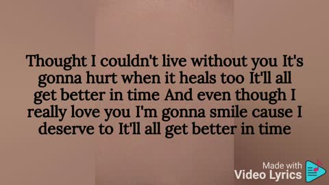 Better in time - Leona Lewis