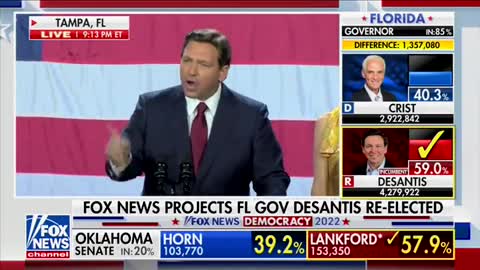 DeSantis Responds With a Mic-Drop After His Blowout Victory