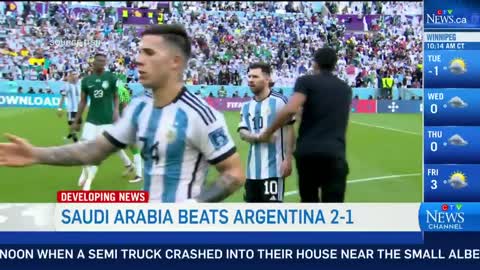 Is Argentina’s loss to Saudi Arabia the greatest ups