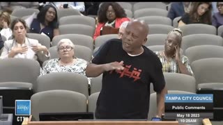 Florida man wants his reparations during city council meeting from White People