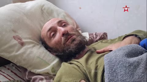 Ukraine War - Wounded soldier of the sniper company of the Armed Forces of Ukraine