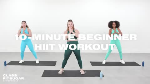 10-Minute Beginner’s HIIT Routine to Kick-Start Your Day _ POPSUGAR Fitness