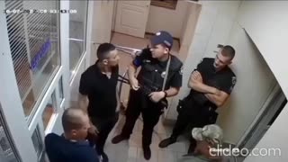 🇺🇦 Ukraine Conflict | Ukrainian Police Watches as Military Draft Officers Beat Unknown Man | C | RCF
