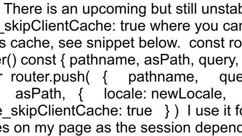 How to force reload page when nextjs router push the same route with different query