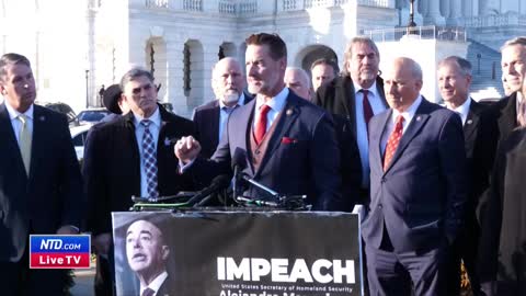 Rep. Steube Joins the ''Impeach Mayorkas' Press Conference