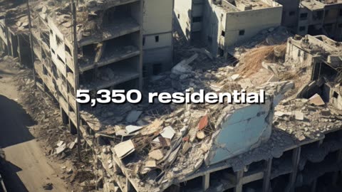 72 buildings completely destroyed, #israel #hamas #gaza #mosques #war #conflict