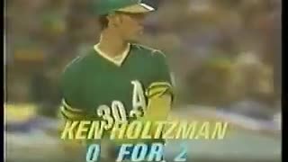 1972 World Series Game 4 Oakland A's vs Cincinnati Reds