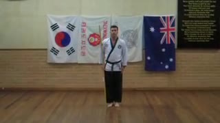 Moo Hak Kwan Hapkido Staff Pattern 2